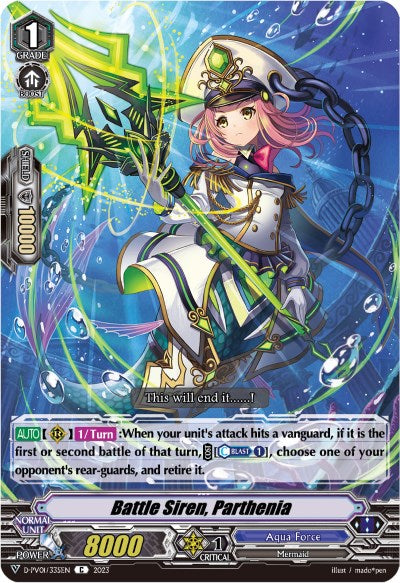 Battle Siren, Parthenia (D-PV01/335EN) [History Collection] | Total Play