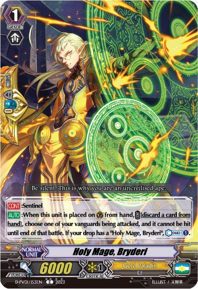 Holy Mage, Bryderi (D-PV01/153EN) [History Collection] | Total Play
