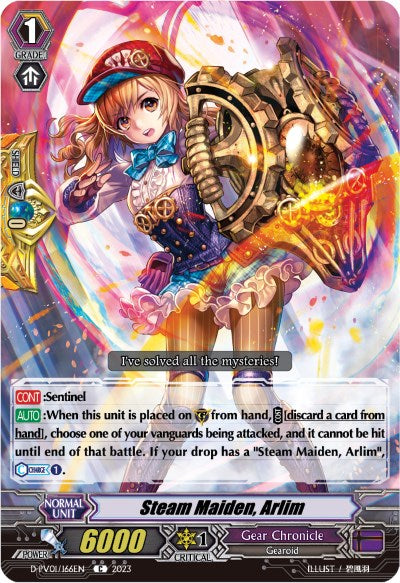Steam Maiden, Arlim (D-PV01/166EN) [History Collection] | Total Play