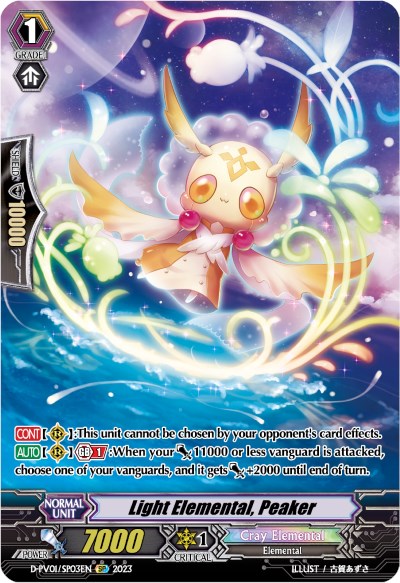 Light Elemental, Peaker (D-PV01/SP03EN) [History Collection] | Total Play