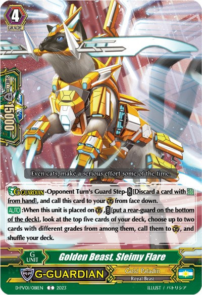 Golden Beast, Sleimy Flare (D-PV01/081EN) [History Collection] | Total Play