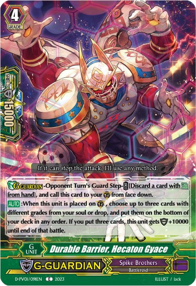 Durable Barrier, Hecaton Gyace (D-PV01/091EN) [History Collection] | Total Play