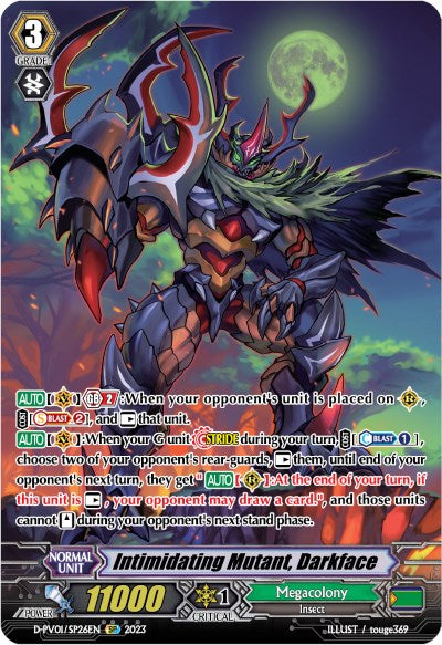 Intimidating Mutant, Darkface (D-PV01/SP26EN) [History Collection] | Total Play