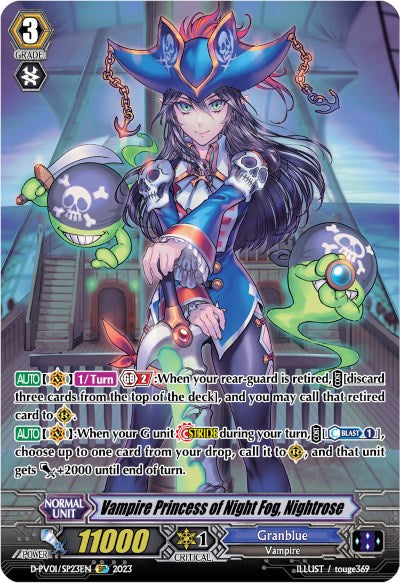 Vampire Princess of Night Fog, Nightrose (D-PV01/SP23EN) [History Collection] | Total Play