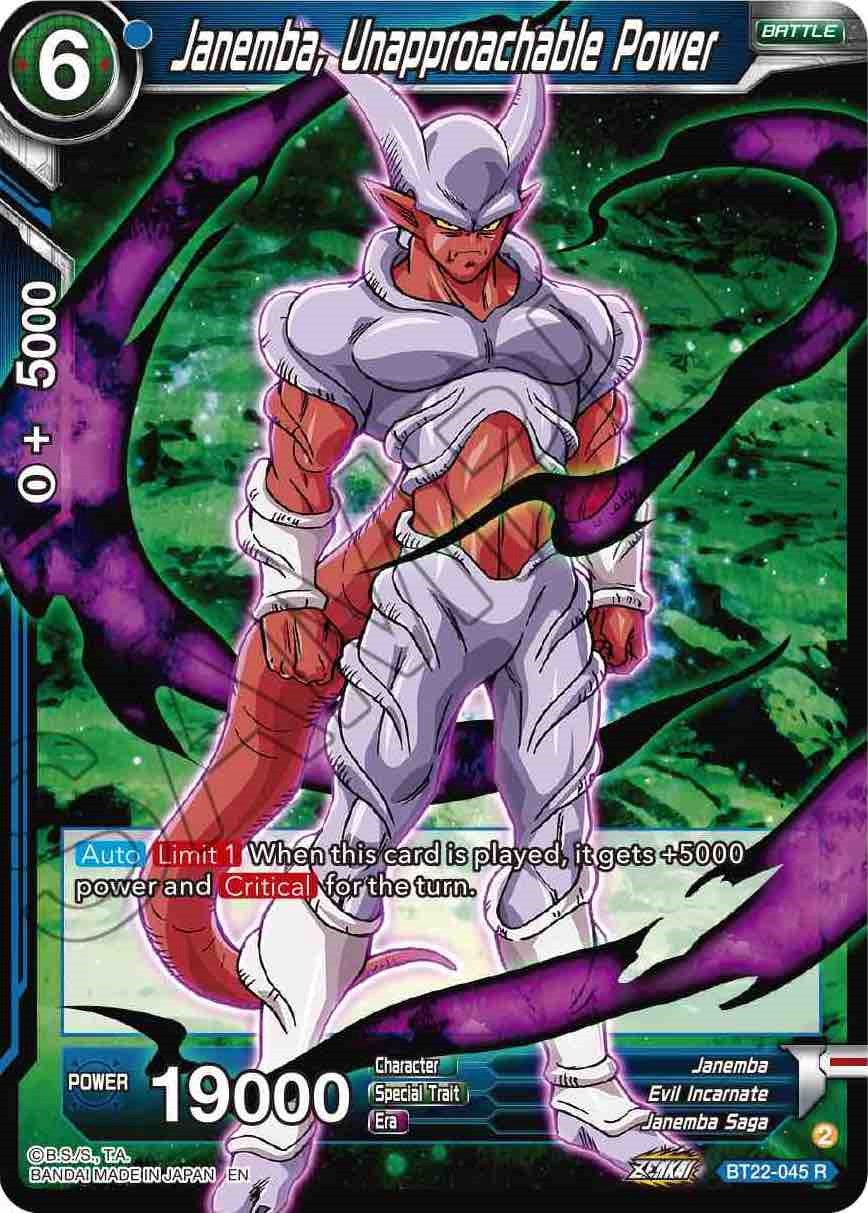 Janemba, Unapproachable Power (BT22-045) [Critical Blow] | Total Play