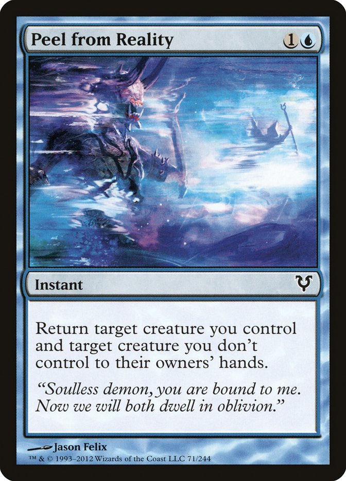 Peel from Reality [Avacyn Restored] | Total Play