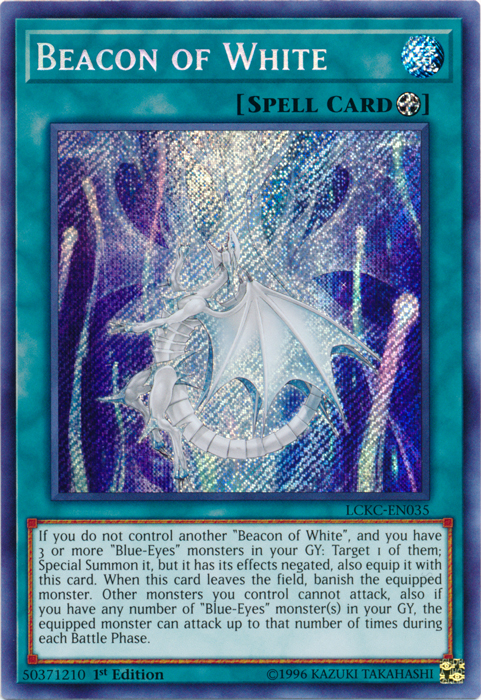 Beacon of White [LCKC-EN035] Secret Rare | Total Play