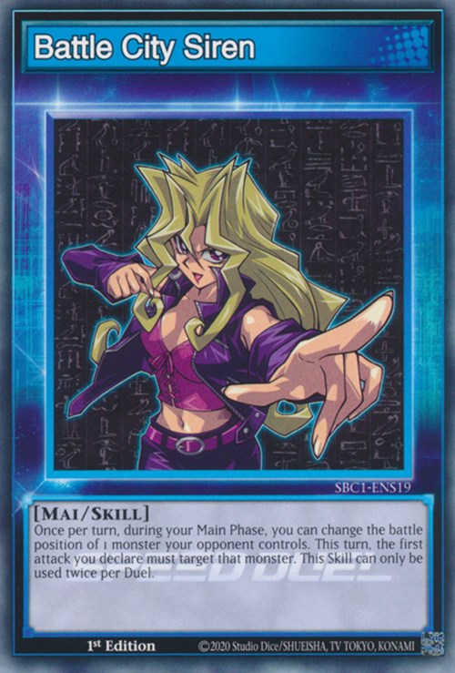 Battle City Siren [SBC1-ENS19] Common | Total Play