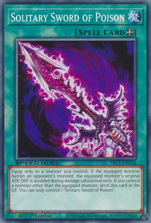 Solitary Sword of Poison [SBC1-ENA14] Common | Total Play
