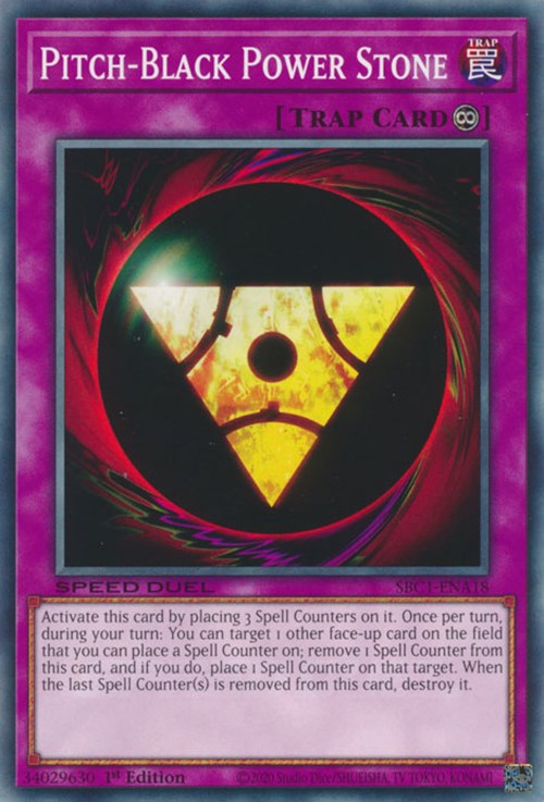 Pitch-Black Power Stone [SBC1-ENA18] Common | Total Play