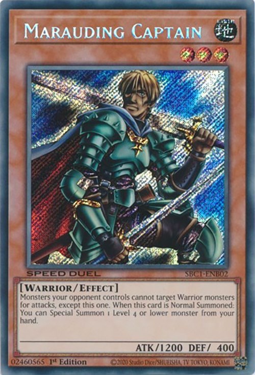 Marauding Captain [SBC1-ENB02] Secret Rare | Total Play