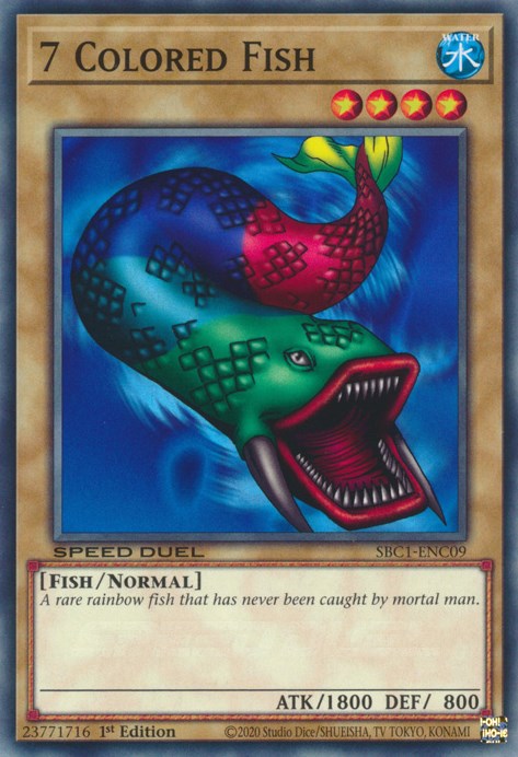 7 Colored Fish [SBC1-ENC09] Common | Total Play