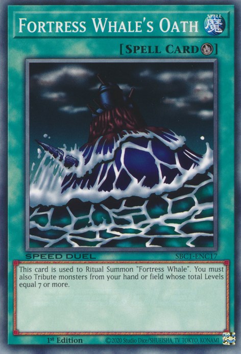 Fortress Whale's Oath [SBC1-ENC17] Common | Total Play