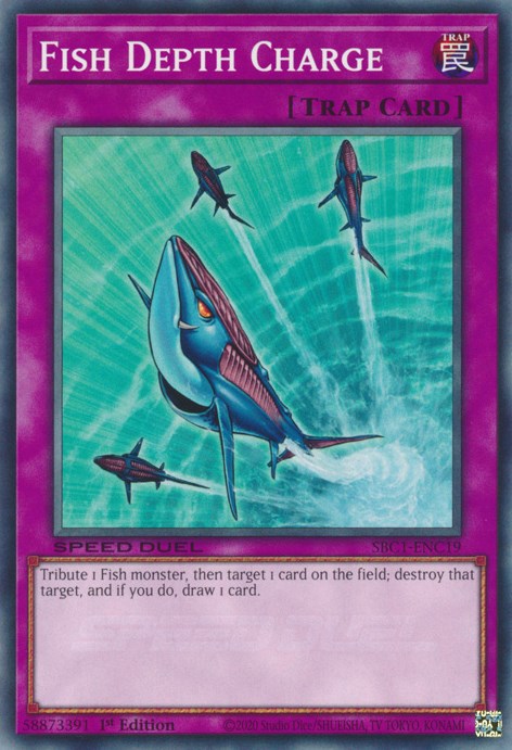 Fish Depth Charge [SBC1-ENC19] Common | Total Play