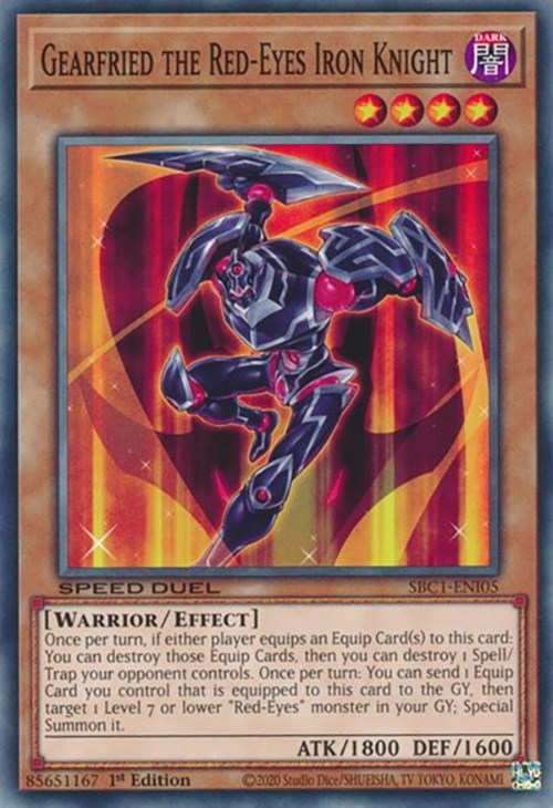 Gearfried the Red-Eyes Iron Knight [SBC1-ENI05] Common | Total Play