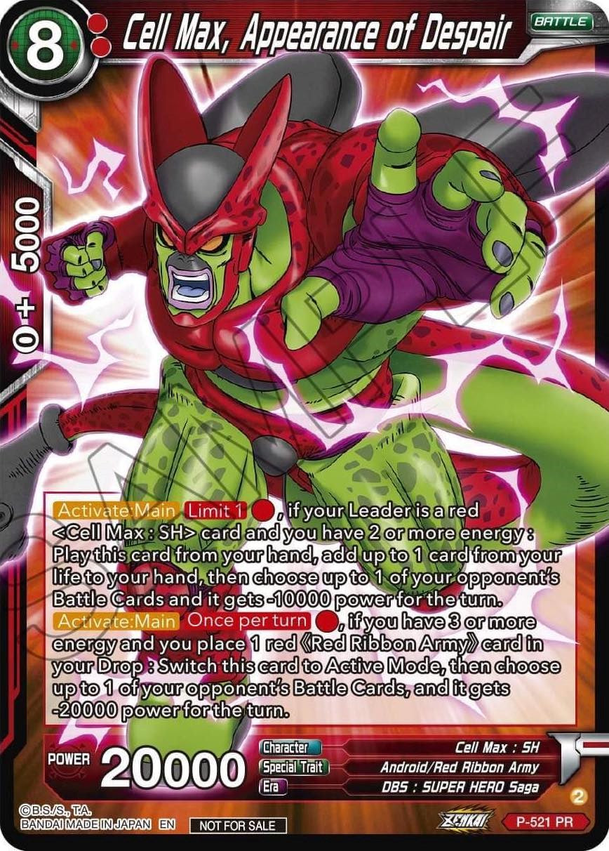 Cell Max, Appearance of Despair (Zenkai Series Tournament Pack Vol.5) (P-521) [Tournament Promotion Cards] | Total Play