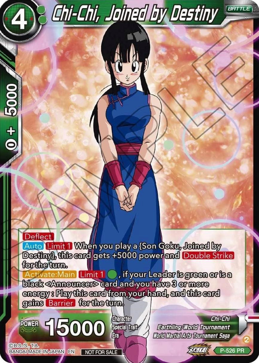 Chi-Chi, Joined by Destiny (Zenkai Series Tournament Pack Vol.5) (P-526) [Tournament Promotion Cards] | Total Play