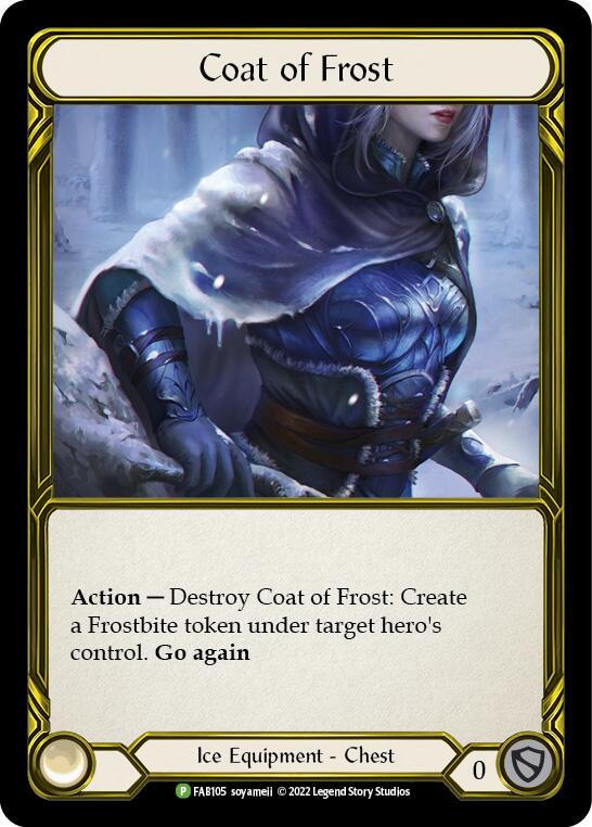 Coat of Frost (Golden) [FAB105] (Promo)  Cold Foil | Total Play