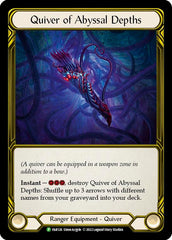 Quiver of Abyssal Depths (Golden) [FAB126] (Promo)  Cold Foil | Total Play