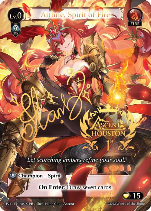 Aithne, Spirit of Fire (CPR) (009) [Promotional Cards] | Total Play