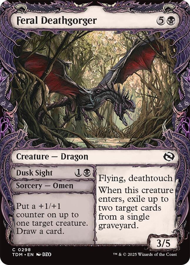 Feral Deathgorger (Showcase) [Tarkir: Dragonstorm] | Total Play