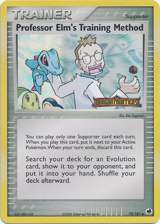 Professor Elm's Training Method (79/101) (Stamped) [EX: Dragon Frontiers] | Total Play