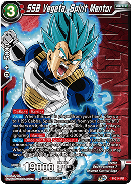 SSB Vegeta, Spirit Mentor (Winner Stamped) (P-314) [Tournament Promotion Cards] | Total Play