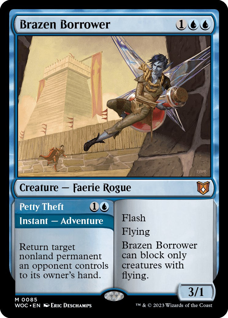 Brazen Borrower // Petty Theft [Wilds of Eldraine Commander] | Total Play