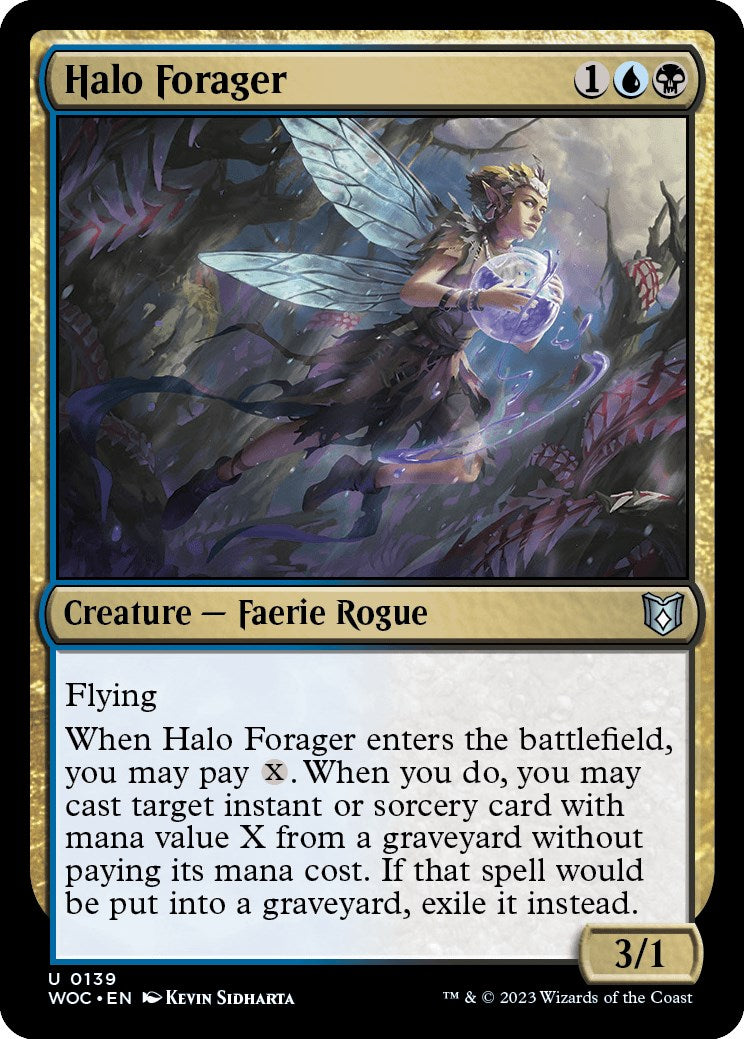 Halo Forager [Wilds of Eldraine Commander] | Total Play