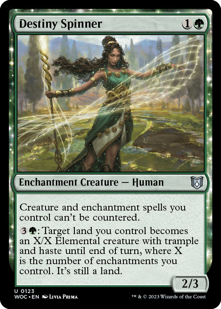 Destiny Spinner [Wilds of Eldraine Commander] | Total Play