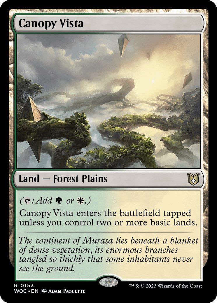 Canopy Vista [Wilds of Eldraine Commander] | Total Play