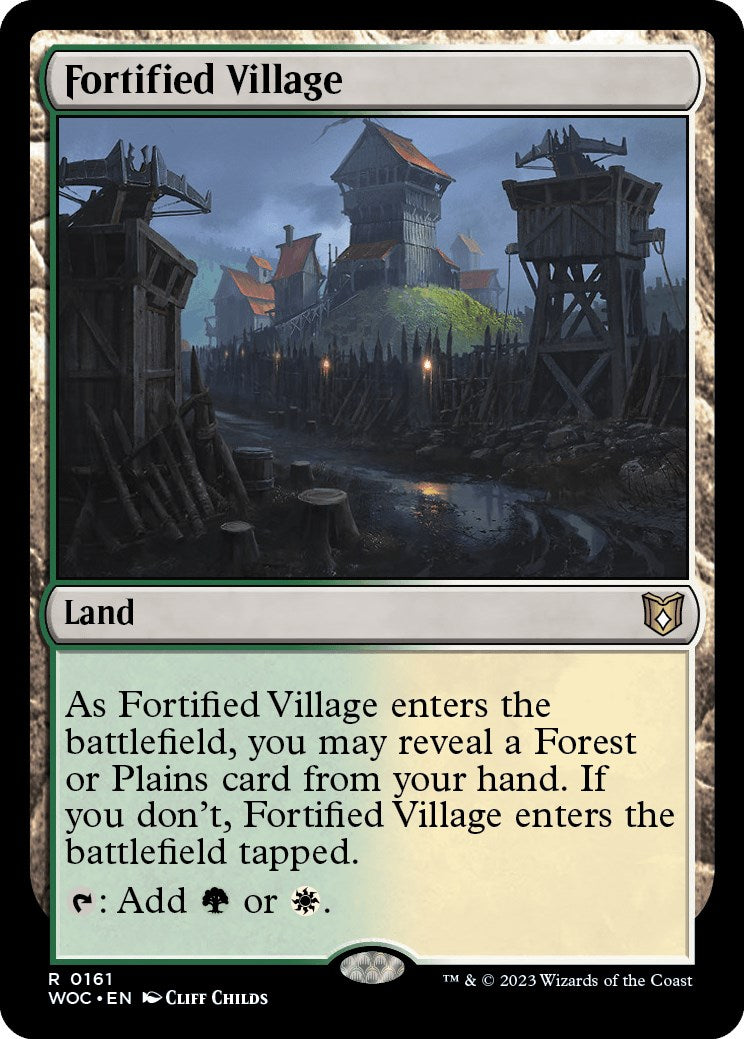 Fortified Village [Wilds of Eldraine Commander] | Total Play