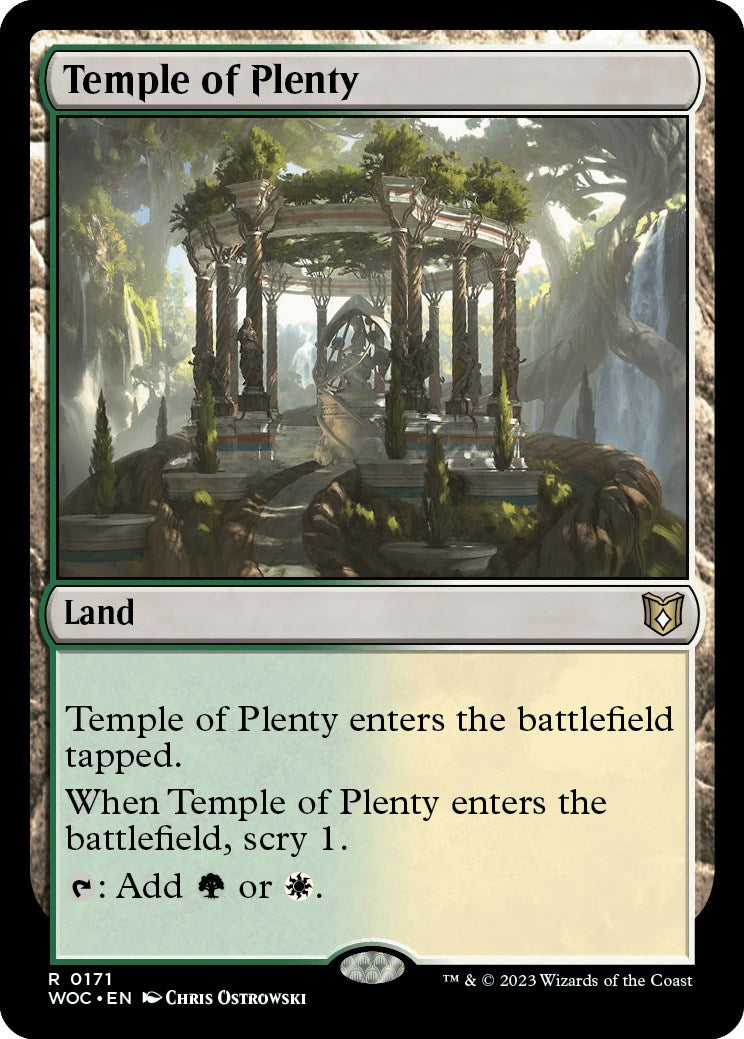 Temple of Plenty [Wilds of Eldraine Commander] | Total Play