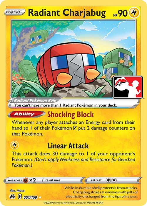 Radiant Charjabug (051/159) [Prize Pack Series Three] | Total Play