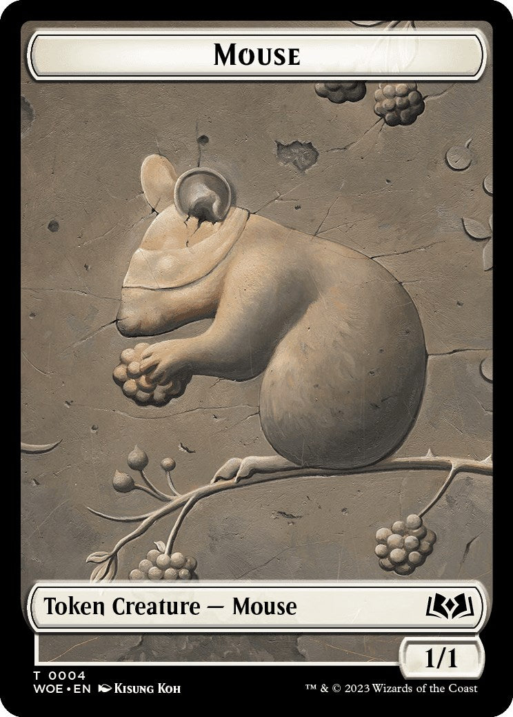 Mouse Token [Wilds of Eldraine Tokens] | Total Play