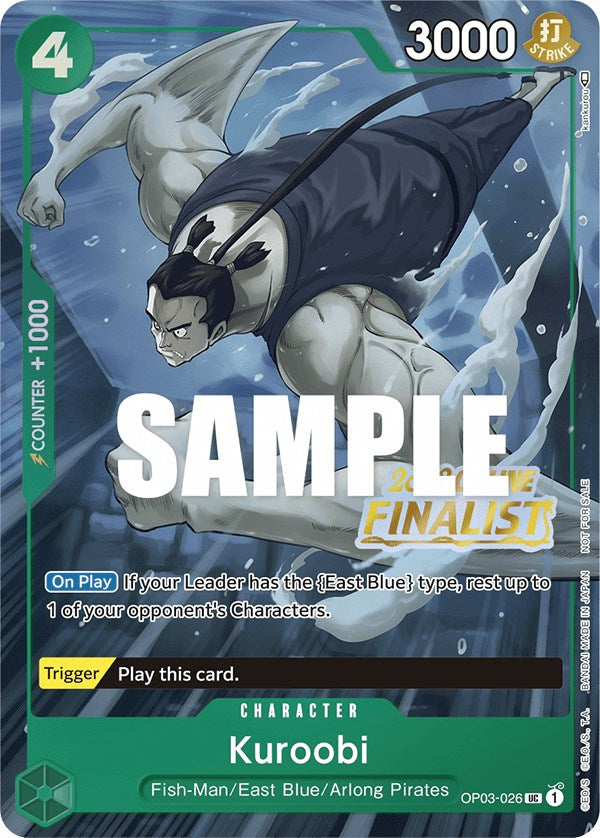 Kuroobi (Online Regional 2023) [Finalist] [One Piece Promotion Cards] | Total Play