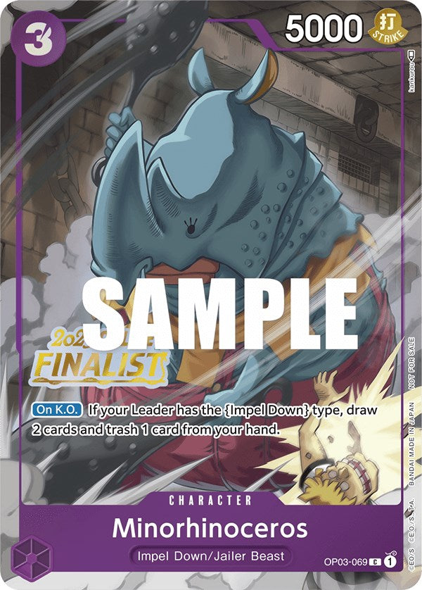 Minorhinoceros (Online Regional 2023) [Finalist] [One Piece Promotion Cards] | Total Play