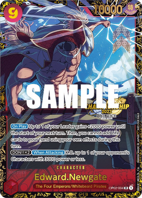 Edward.Newgate (Championship 2023) [One Piece Promotion Cards] | Total Play