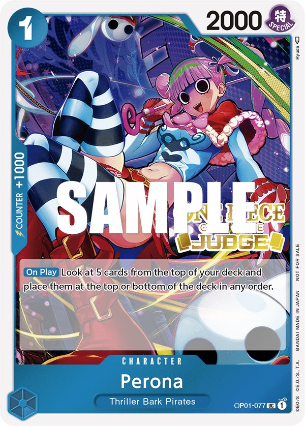 Perona (Judge Pack Vol. 2) [One Piece Promotion Cards] | Total Play