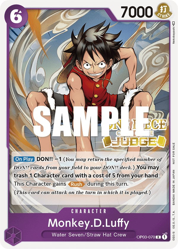 Monkey.D.Luffy (Judge Pack Vol. 2) [One Piece Promotion Cards] | Total Play
