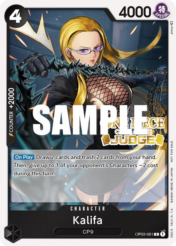 Kalifa (Judge Pack Vol. 2) [One Piece Promotion Cards] | Total Play