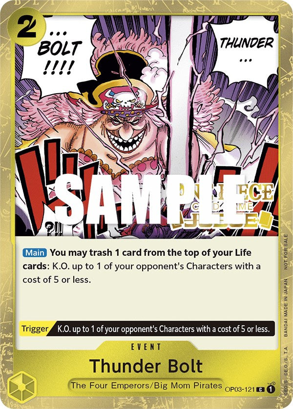 Thunder Bolt (Judge Pack Vol. 2) [One Piece Promotion Cards] | Total Play
