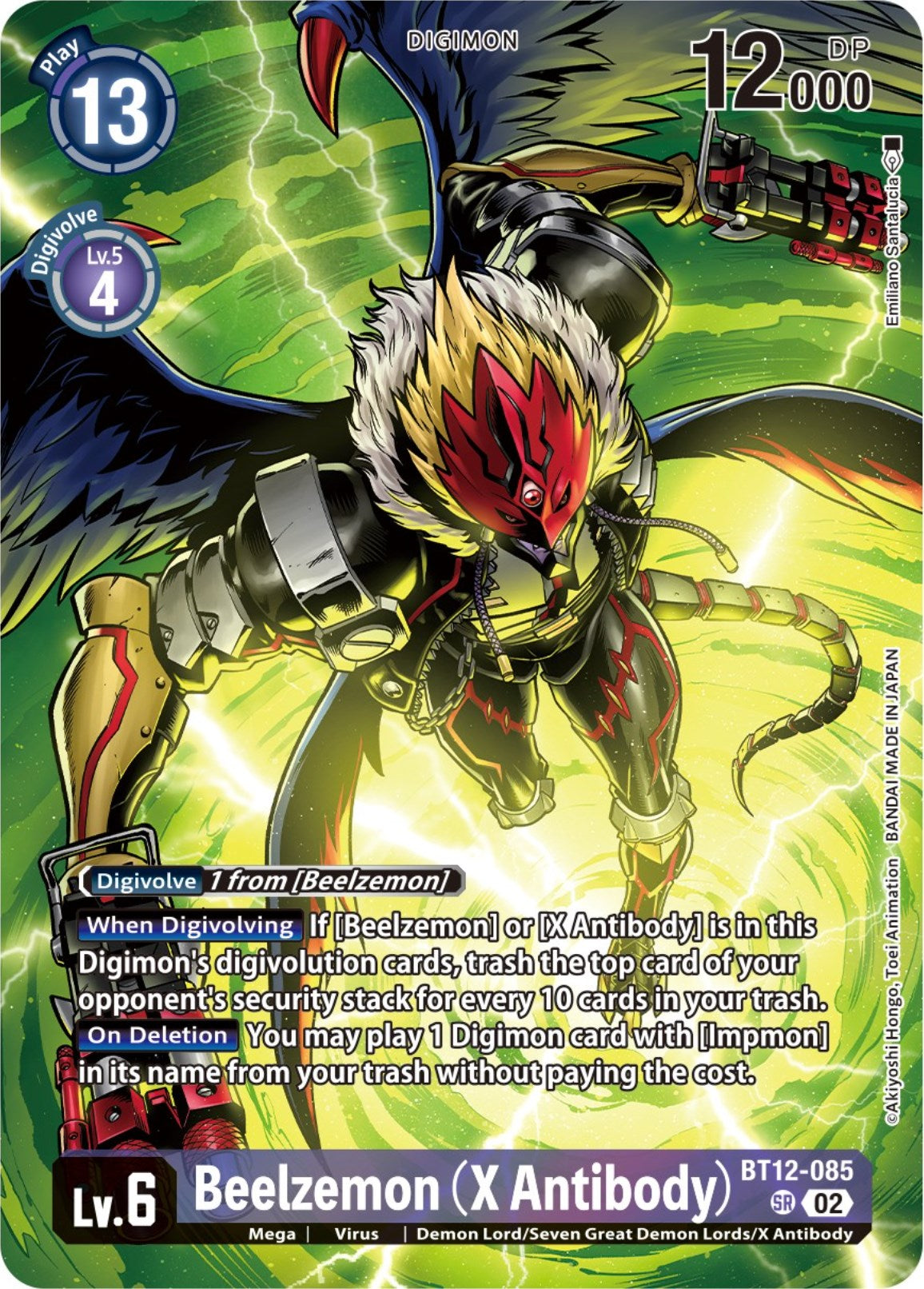 Beelzemon (X Antibody) [BT12-085] (Premium Binder Set) [Across Time Promos] | Total Play