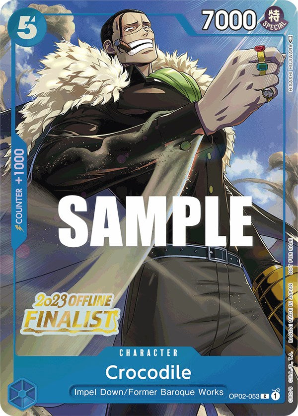Crocodile (Offline Regional 2023) [Finalist] [One Piece Promotion Cards] | Total Play