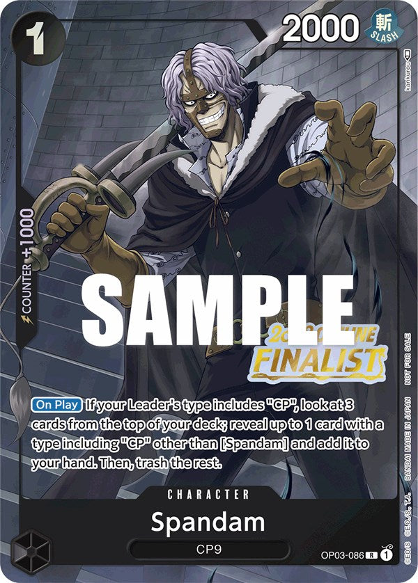 Spandam (Offline Regional 2023) [Finalist] [One Piece Promotion Cards] | Total Play