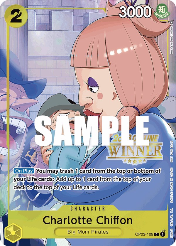 Charlotte Chiffon (Offline Regional 2023) [Winner] [One Piece Promotion Cards] | Total Play