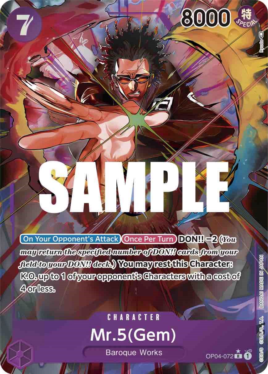 Mr.5(Gem) (Alternate Art) [Kingdoms of Intrigue] | Total Play