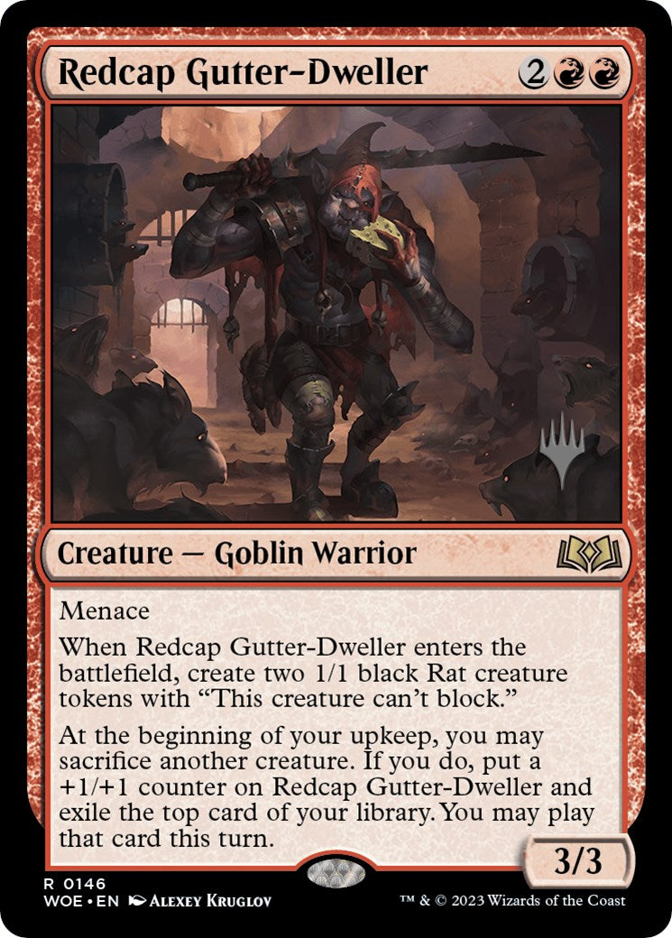 Redcap Gutter-Dweller (Promo Pack) [Wilds of Eldraine Promos] | Total Play
