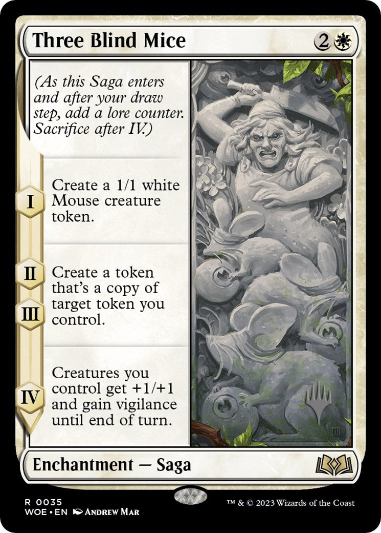 Three Blind Mice (Promo Pack) [Wilds of Eldraine Promos] | Total Play
