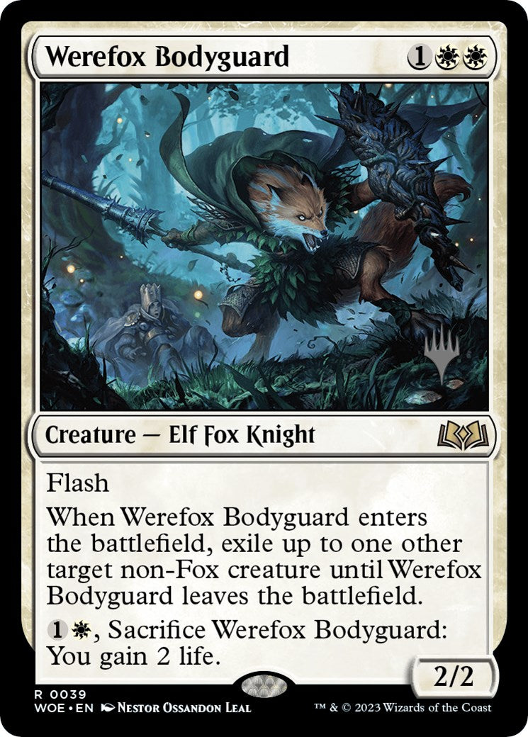 Werefox Bodyguard (Promo Pack) [Wilds of Eldraine Promos] | Total Play